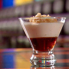 Root Beer Granite with Root Beer Gelee and Vanilla Panna Cotta