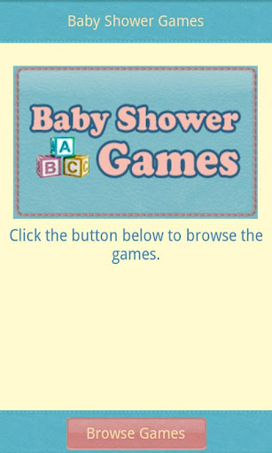 Baby Shower Games