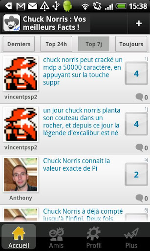 【免費社交App】Chuck Norris en Français (FR)-APP點子