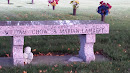 William Chow and Marian Lambert Memorial Bench