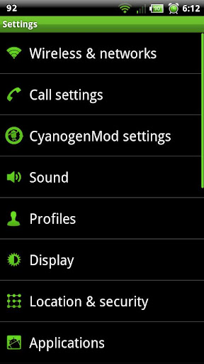 【免費個人化App】GreenX Theme for CyanogenMod-APP點子