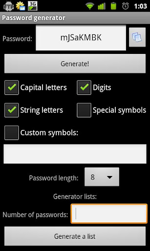 Password generator