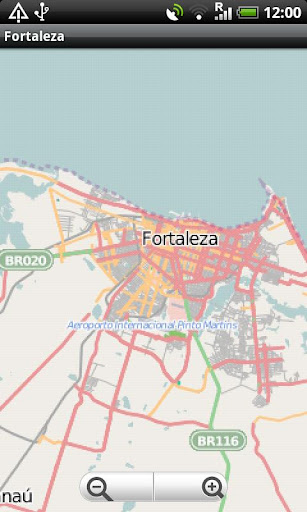 Fortaleza Street Map