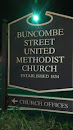 Buncombe Methodist Church Sign