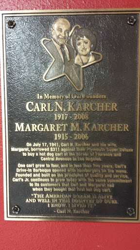 Memorial To Carl Karcher