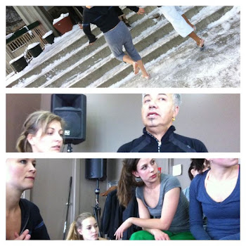 Paras Terezakis and students at The Centre for Movement Arts, Calgary
