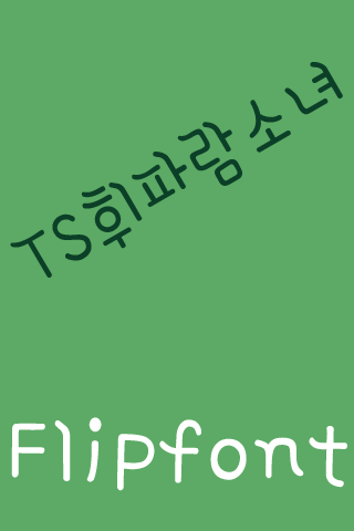 TSWhistleGirl Korean FlipFont