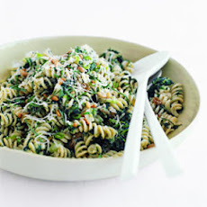 Fusilli with Spinach, Ricotta, and Golden Raisins