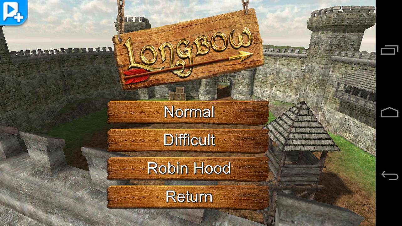 Android application Longbow - Archery 3D screenshort