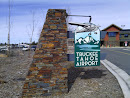 Truckee Tahoe Airport Sign