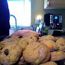 M&m Chocolate-Chocolate Cookies