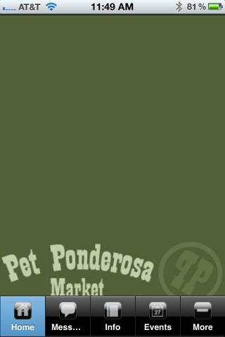 Pet Ponderosa Market