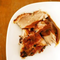 Slow Roasted Pork Shoulder with Pear Cider