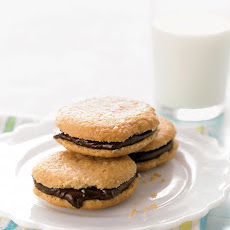 Chocolate Peanut-Butter Sandwich Cookies
