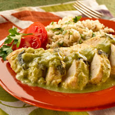 Pechugas De Pollo Con Rajas