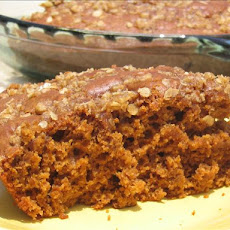 Gingerbread Streusel Cake