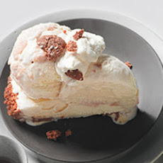 Peach Ice Cream Pie with Amaretti Cookie Crust