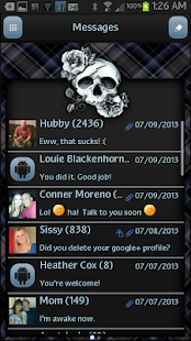 How to download GO SMS - Rose Skulls 5 1.1 unlimited apk for bluestacks