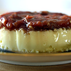 Individual Maple Rhubarb Custards