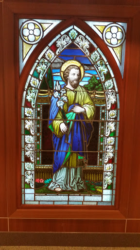 Stained glass at Chapel