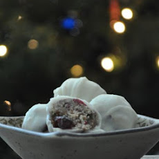 Chocolate Cranberry Rum Balls