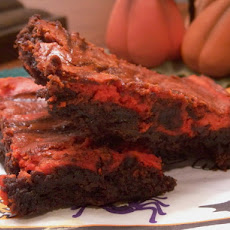 Scream! Cheese Swirl Brownies