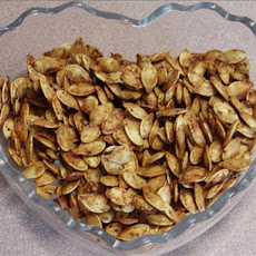 Roasted Pumpkin Seeds With a Kick from Kim!
