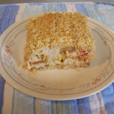 Cream Cheese Rhubarb Bars