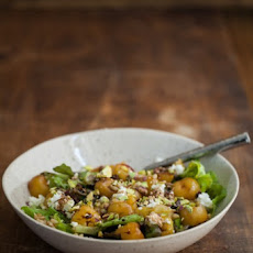 Roasted Cherry, Barley, and Goat Cheese Salad