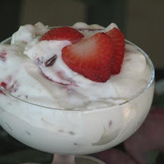 Strawberry Rhubarb Cream