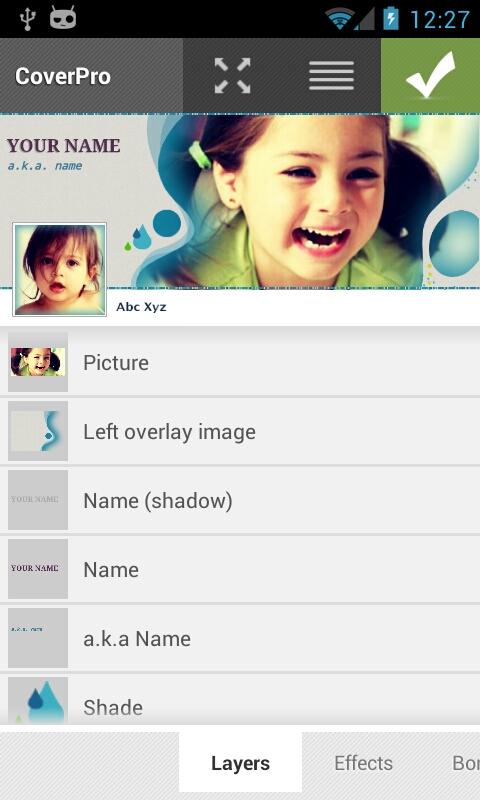 Android application Template Sitellas - CoverPro screenshort