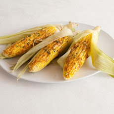 Corn on the Cob with Chile-Mint Butter