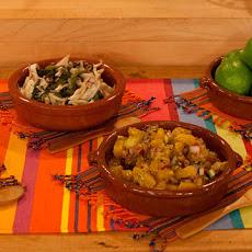 Roasted Poblano Salpicon with Mushrooms