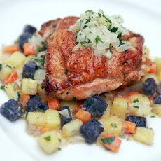 Pan Sauteed Butter Chicken and Potatoes