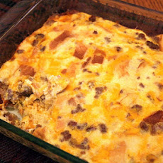 Christmas Breakfast Sausage Casserole