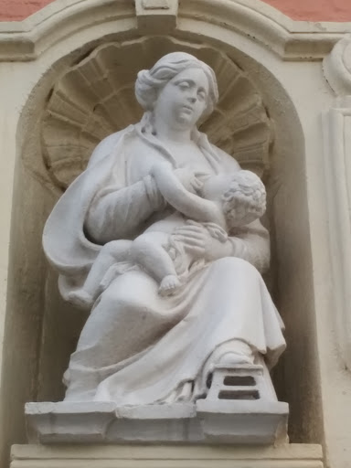 Maria geeft borstvoeding