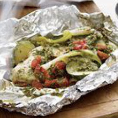 Pesto Chicken Grill Packets