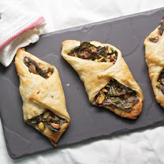 Swiss Chard Turnovers with Parmesan and Pistachios