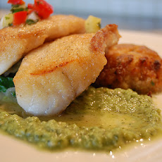 Spicy Shrimp Cakes With Corn and Avocado Salsa