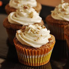 Carrot Cupcakes with White Chocolate Cream Cheese Icing