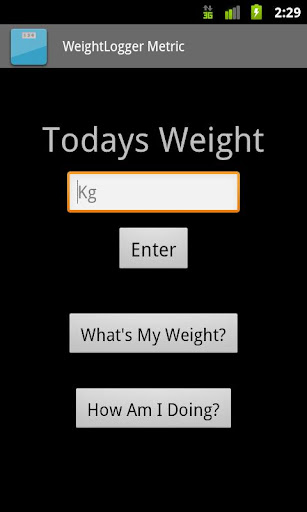 WeightLogger Metric