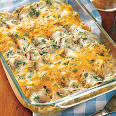 Chicken, Chili and Cheese Enchiladas