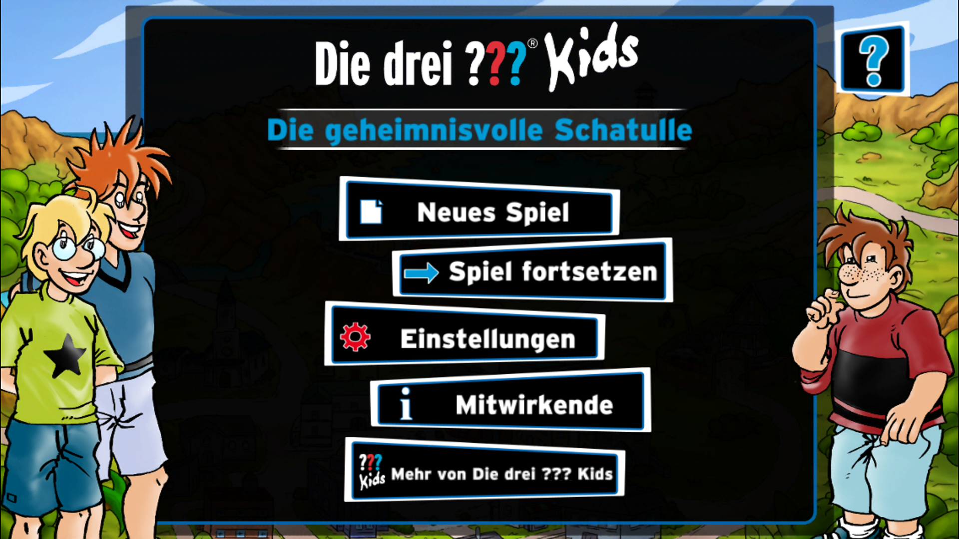 Android application Die drei ??? Kids – Die geheimnisvolle Schatulle screenshort