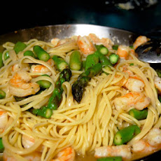 Asparagus & Shrimp Pasta