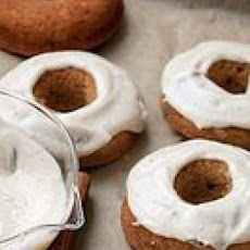 Banana Doughnuts with Banana Frosting