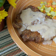 Texas Style Chicken Fried Steak With Cream Gravy