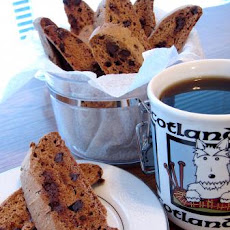 Chai Chocolate Chip Biscotti