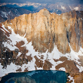 Mountain Reflection in Lake by Joe Boyle - Landscapes Mountains & Hills ( sierra nevada, mountain, jmt, lake, john muir trail )