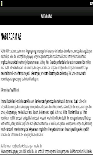 kisah-25-nabi-dan-rasul for android screenshot