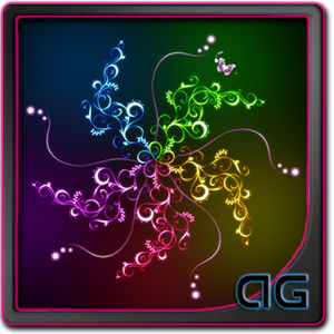 Swirl Neon Parallax LWP.apk 1.2